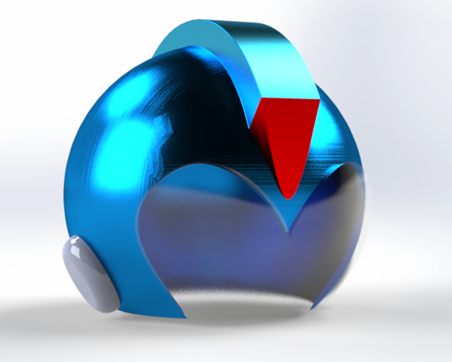 Leverage on SOLIDWORKS to create a simple Rockman Helmet